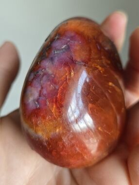Carnelian Palm Stone